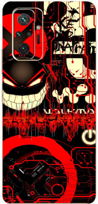 AsSkin Redmi Note 10Pro Max, redmi note 10 pro max Mobile Skin(Ultra Super Red Graffiti Skin With High Matte Finish.,)