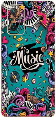 LAMHA Redmi Note 10 Pro Max Mobile Skin(Ultra Super Music Graffiti With High Matte Finish.)