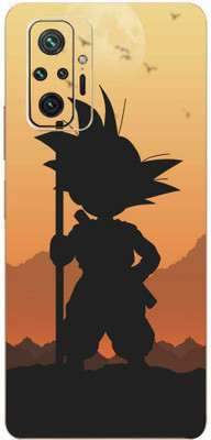 LAMHA Redmi Note 10 Pro Max Mobile Skin(Ultra Super Goku Sunset With High Matte Finish.)