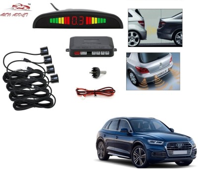 AuTO ADDiCT parking-sensors-black-10 Car Reverse Parking Sensor with LED Display 4 Sensor Reverse Parking Auto Radar Detectors (Black) For Audi Q5 Parking Sensor(Electromagnetic Systems)
