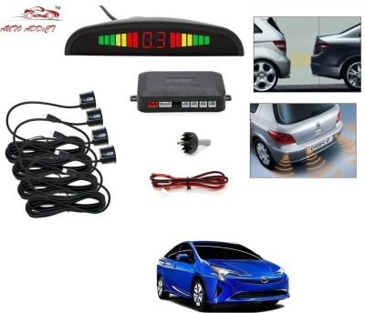 AuTO ADDiCT parking-sensors-black-254 Car Reverse Parking Sensor with LED Display 4 Sensor Reverse Parking Auto Radar Detectors (Black) For Toyota Prius Parking Sensor(Electromagnetic Systems)