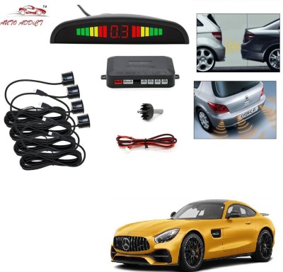 AuTO ADDiCT parking-sensors-black-167 Car Reverse Parking Sensor with LED Display 4 Sensor Reverse Parking Auto Radar Detectors (Black) For Mercedes Benz AMG GT Parking Sensor(Electromagnetic Systems)