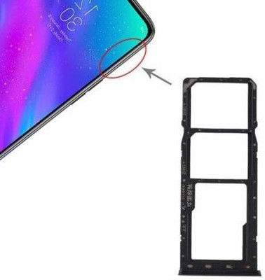 u trust Sim Card Tray(Compatible With Realme 3i : (Black)