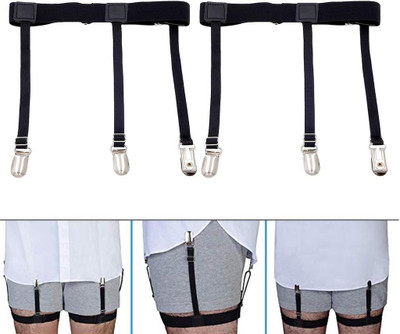 greyfab X- Back Suspenders for Men(Black)