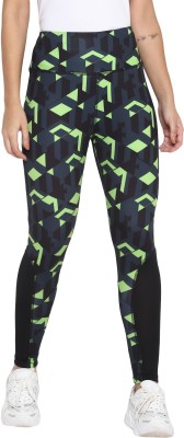 OFF LIMITS Printed Women Green, Black, Blue Tights