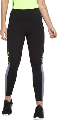 OFF LIMITS Color Block Women Black Tights