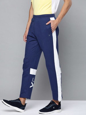 HRX by Hrithik Roshan Solid Men Blue Track Pants