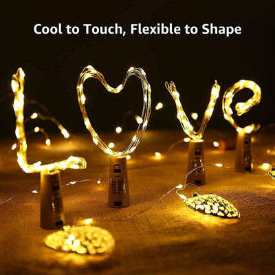 MukhLaL 20 LEDs 79 inch Yellow Steady String Rice Lights(Pack of 5)