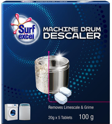 Surf excel Washing Machine Drum Descalers Detergent Powder (Lemon)(100 g)