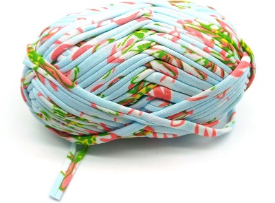 PRANSUNITA T-Shirt Yarn Carpet, Knitting Yarn for Hand DIY Bag Blanket Cushion Crocheting Projects TSH New 100 GMS