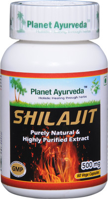 Planet Ayurveda SHILAJIT CAPSULES(60 Capsules)