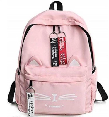 RBhumi Small 20 L Laptop Backpack Small 20L Casual Backpack (Pink) 20 L Laptop Backpack(Pink)