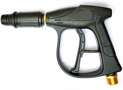 AASONS Electric High Pressure Water Washer Gun with Adjustable Nozzle and Safety Trigger Lock (Black) Spray Gun