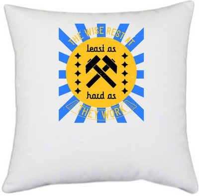 UDNAG Polyester Cushions & Pillows Cover(40.5 cm*40.5 cm, White)