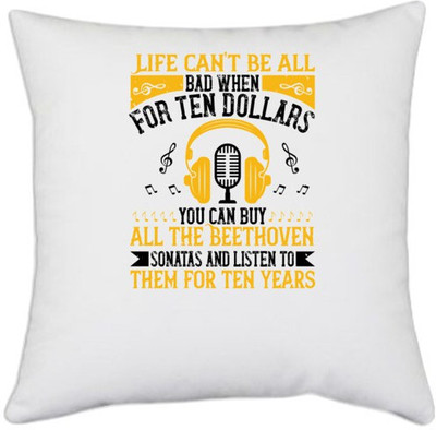 UDNAG Polyester Cushions & Pillows Cover(40.5 cm*40.5 cm, White)
