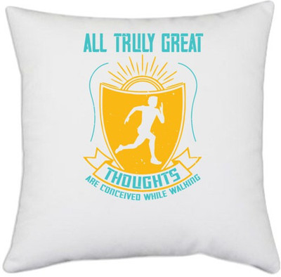 UDNAG Polyester Cushions & Pillows Cover(40.5 cm*40.5 cm, White)