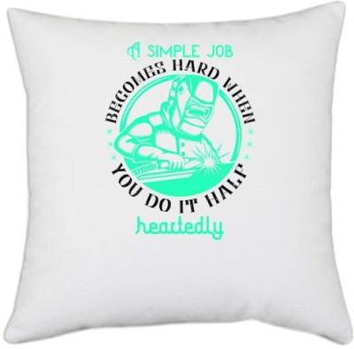 UDNAG Printed Cushions & Pillows Cover(40.5 cm*40.5 cm, White)