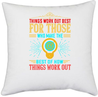 UDNAG Polyester Cushions & Pillows Cover(40.5 cm*40.5 cm, White)