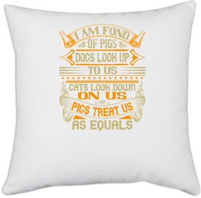 UDNAG Polyester Cushions & Pillows Cover(40.5 cm*40.5 cm, White)