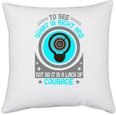 UDNAG Polyester Cushions & Pillows Cover(40.5 cm*40.5 cm, White)