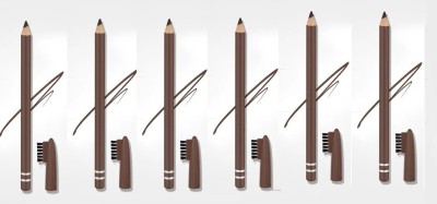 GFSU - GO FOR SOMETHING UNIQUE 6pc Brown Eyebrow Pencil Long Wear(brown)