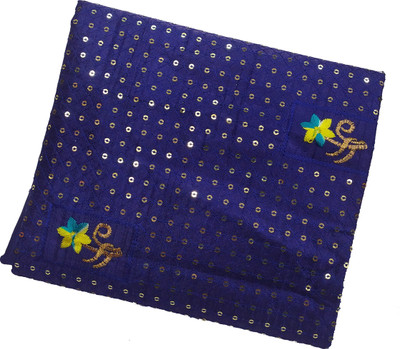 paras designer Art Silk Embroidered Blouse Material