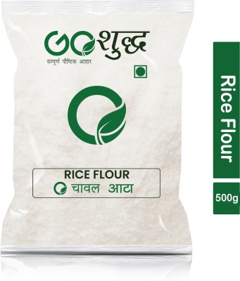 Goshudh Premium Quality Chaval Atta (Rice Flour)-500gm(0.5 kg)