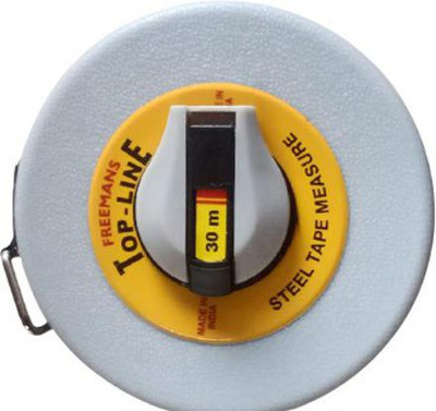 FREEMANS Steel tape 30 mtr Measurement Tape(30 m)