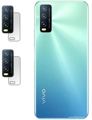 XAZE Back Camera Lens Glass Protector for Y20, Vivo Y20G, Vivo Y20A, Vivo Y20i, Vivo Y12s(Pack of: 2)