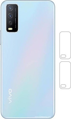 XAZE Back Camera Lens Glass Protector for Vivo Y20i(Pack of: 2)