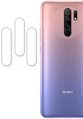 XAZE Back Camera Lens Glass Protector for REDMI 9 PRIME(Pack of: 3)