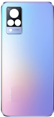 AL AMAZING STORE Vivo V21 Back Panel(Sunset Dazzle pink and sky blue)