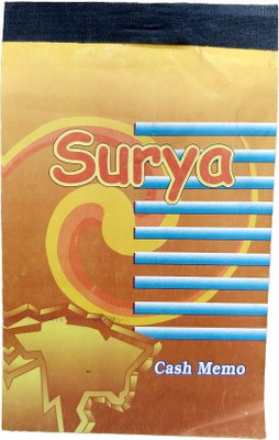 Surya bill (size 16*10 cm) 100 bill 1-Part Cash memo(1 Sets)