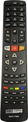 Electvision Remote Control for LED or LCD TV RC311 Compatible with VU Led Please Match The Image with Your Existing Remote Before Placing The Order Before) VU LED / LCD TV Remote Controller(Black) Electvision Remote Control for LED or LCD TV RC311 Compatible with VU Led Please Match The Image with Your Existing Remote Before Placing The Order Before) VU LED / LCD TV Remote Controller(Black)