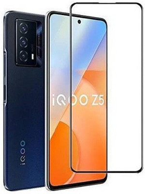 TESPARK Edge To Edge Tempered Glass for Vivo iQOO Z5 5G(Pack of 1)
