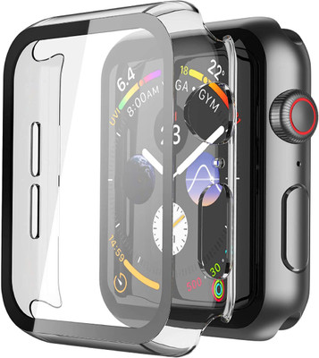 Ineix Front and Back Screen Guard for Apple watch 38mm for iWatch Series 3/2/1, Tempered Glass With Case, Protective Case Cover For iwatch(Pack of 1)