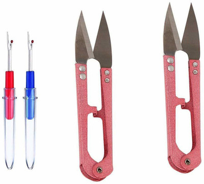 Dolphin52 Seam Ripper kit 2 Small Seam Ripper 2 Thread Cutter (Multi Color) Seam Ripper