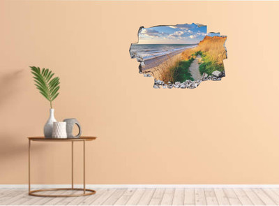 Varadvinayak 83 cm Magic wall hole Self Adhesive Sticker(Pack of 1)