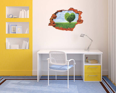Varadvinayak 55 cm Magic wall hole Self Adhesive Sticker(Pack of 1)