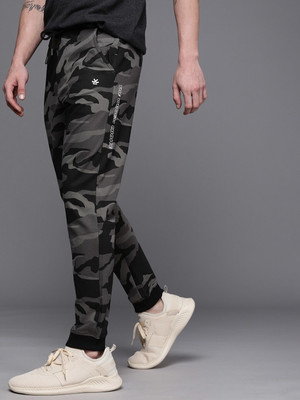 WROGN Printed Men Green Track Pants