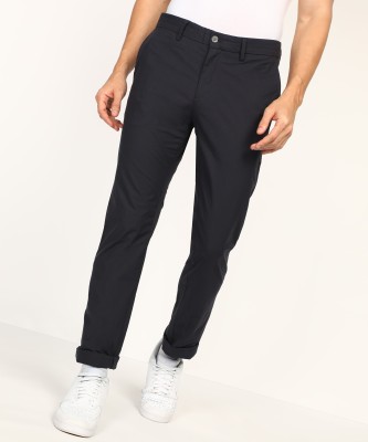 TOMMY HILFIGER Regular Fit Men Blue Trousers