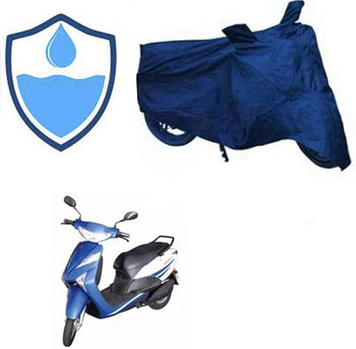 Feel heaven Waterproof Two Wheeler Cover for Indus(Yo Xplor, Blue)