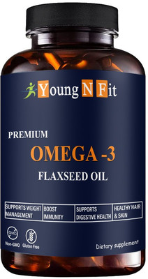 Young N Fit Flaxseed extract capsules Omega 369 (YNF63)Pro(60 Capsules)