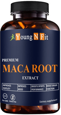 Young N Fit Maca Root Capsules Enriched with Maca Root Extract for Men (YNF75)Ultra(60 Capsules)