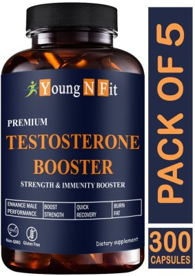 Young N Fit Testosterone Booster, Capsule, health, ayurvedic, supplement (YNF270)(5 x 60 Capsules)