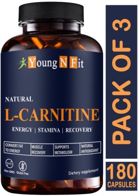 Young N Fit L L Tartrate - Fat Burner, Boost Energy (YNF166)(3 x 60 Capsules)