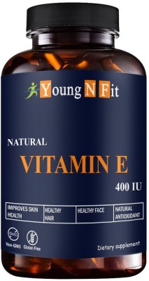 Young N Fit Vitamin-E capsules for Skin, Hairs and Body care (YNF47)(30 Capsules)