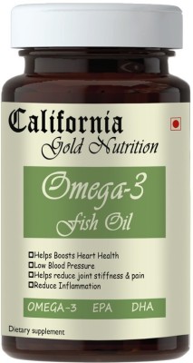 California Gold Nutrition Omega-3 Fish Oil Triple Strength, 560mg EPA & 400mg DHA (Advanced)(60 Capsules)