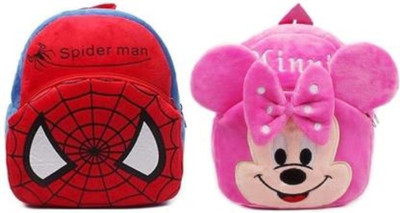 A Little Swag BM-Minnie With SpiderMAn_pkp_119 12 L Backpack(Red, Pink)