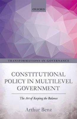 Constitutional Policy in Multilevel Government(English, Hardcover, Benz Arthur)